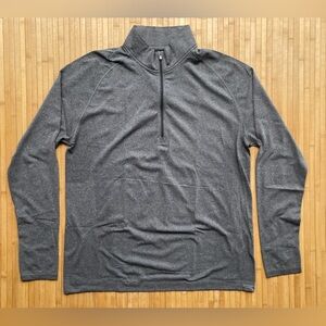 Lululemon Mens Long Sleeve Light Weight Pullover Mens XL Gray w/ Thumb Hole